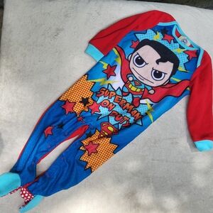 Superman Kids One Piece Pajamas